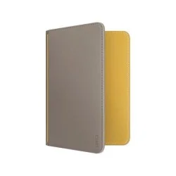 Holder Passport With Rfid-Blocking Uniq Belmont - Flint Grey (Flint Grey/Canary Yellow)